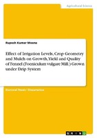 Effect Of Irrigation Levels, Crop Geometry And Mulch On Growth, Yield And Qualit