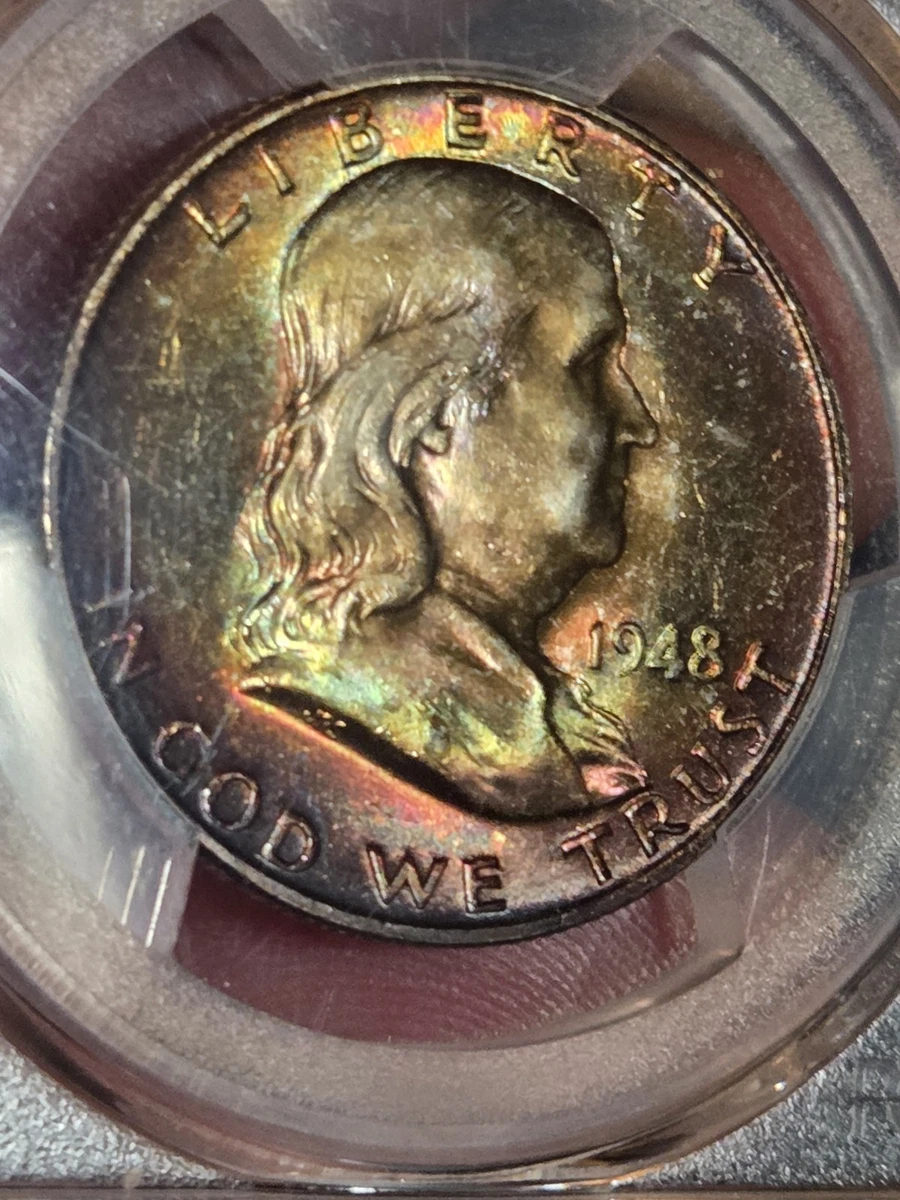 MS 65 Graded 1948 Year Franklin Half Dollars (1948-1963) for sale
