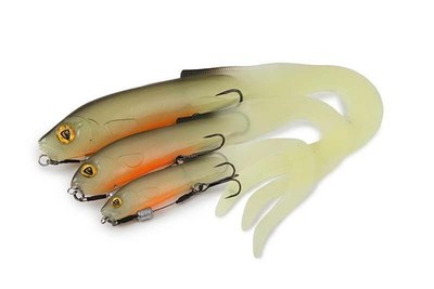 FOX Rage Slick Eel Loaded Gummifisch Vormontiert Hechtköder