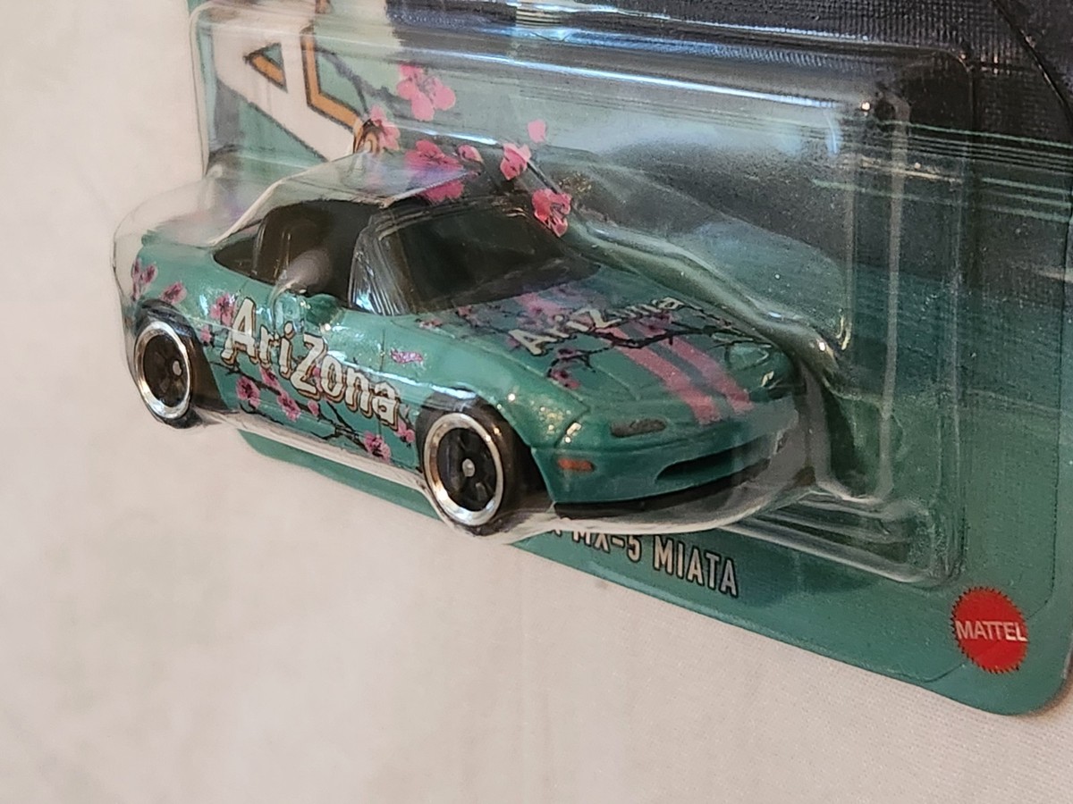 Hot Wheels Silver Series 1991 Mazda MX-5 Miata Arizona Tea Free 