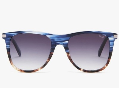 Tumi STU506 Men's Sunglasses in Blue/Havana Gradient Size: 53-19-145 New W/ Case