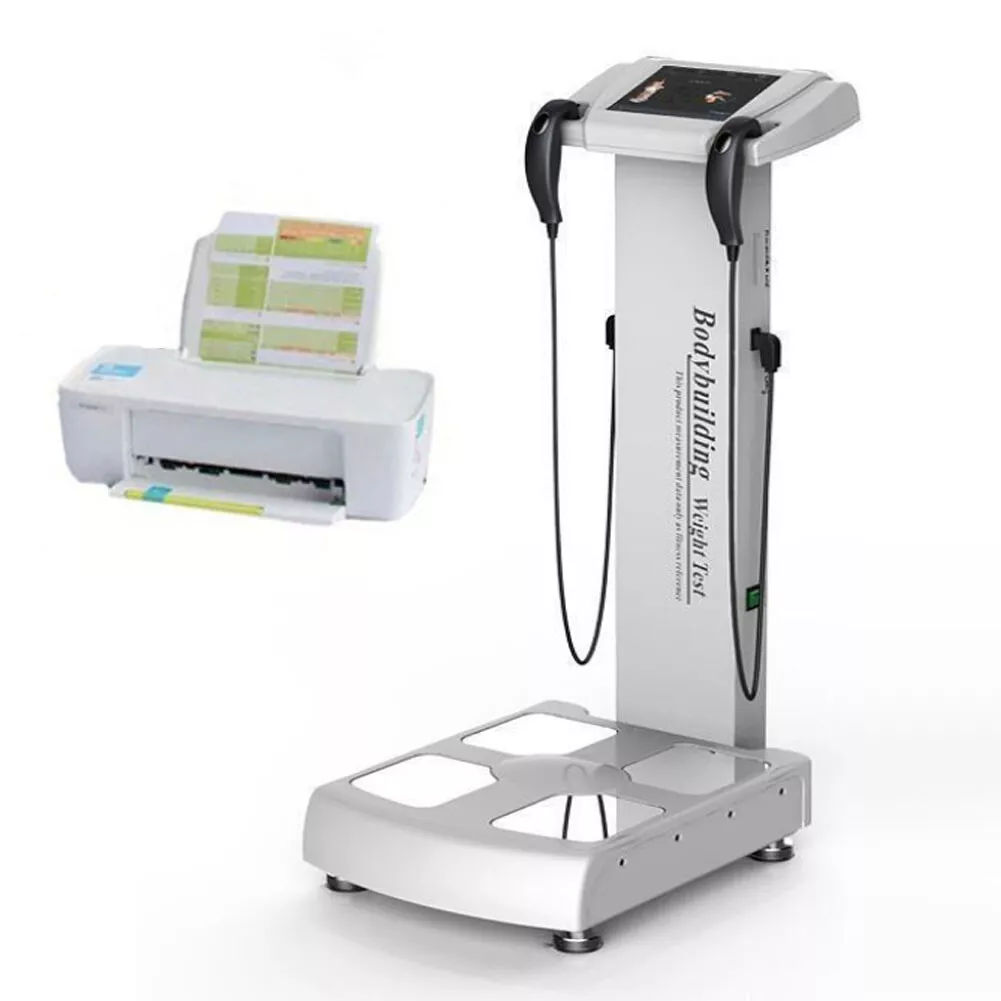 Human-Body Composition Analyzer BMI Body Fat Meter Body Element Analyzer+Printer