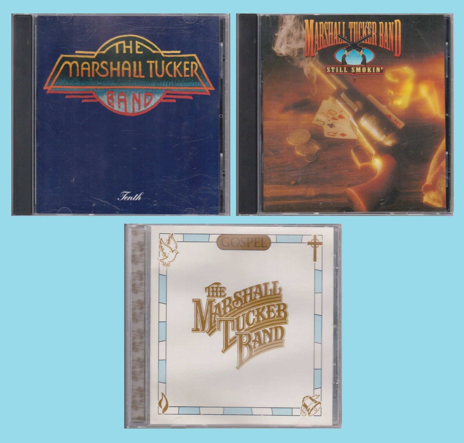 MARSHALL TUCKER BAND Tenth Still Smokin' & Gospel 3 CD Lot Classic Southern Rock