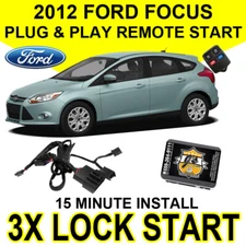 Js Alarms Remote Start Plug and Play Starter For  2012 Ford Focus 3X Lock FO1C