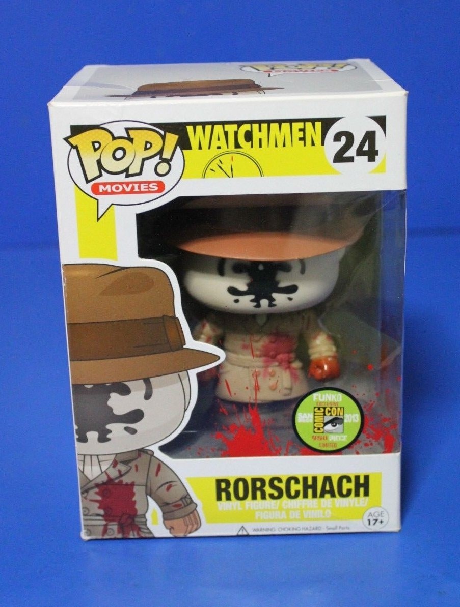FUNKO POP MOVIES WATCHMEN #24 RORSCHACH (BLOODY SDCC 2013 FUNKO POP MOVIES WATCHMEN #24 RORSCHACH (BLOODY SDCC 2013