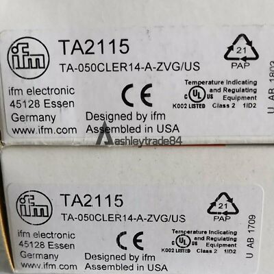 1PCS New IFM Temperature Sensor TA2115 TA-050CLER14-A-ZVG/US