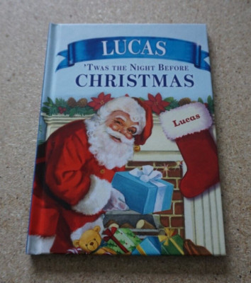  Twas The Night Before Christmas Personalized Custom Book For Name LUCAS