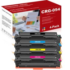 4 PACK 054 Toner Set FOR Canon 054 Toner Cartridge MF641CW MF642CDW Printer