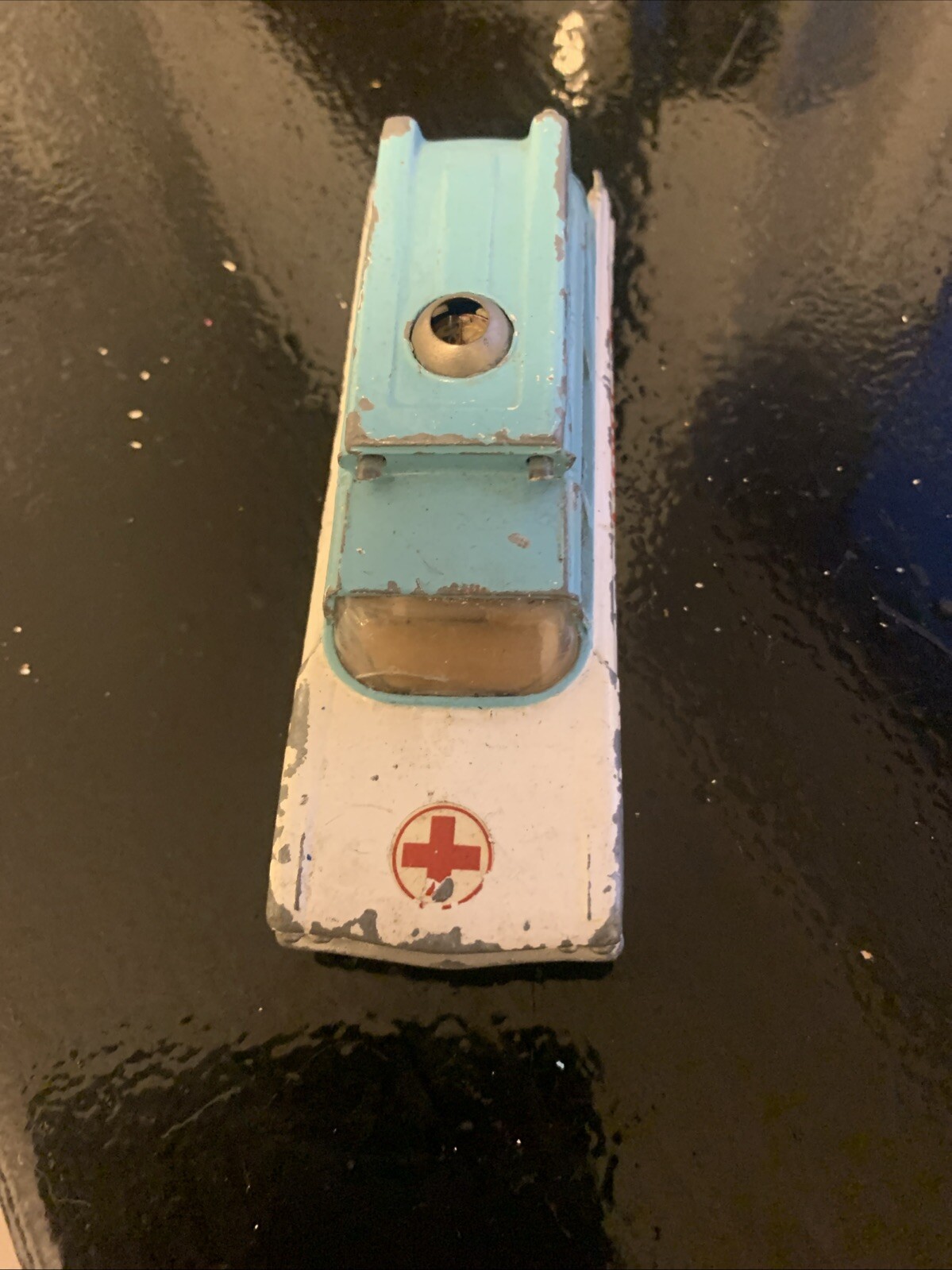 CORGI #437 SUPERIOR AMBULANCE ON CADILLAC CHASSIS
