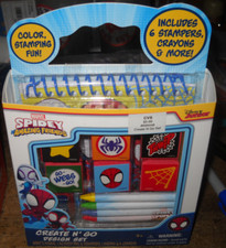MARVEL SPIDEY AMAZING FREINDS CREATE N GO DESIGN SET NIB DISNEY JUNIOR