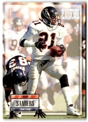 1993 Pro Set Power Deion Sanders Atlanta Falcons #21