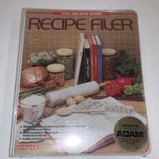 Coleco Recipe Filer Program Adam Colecovision  New image