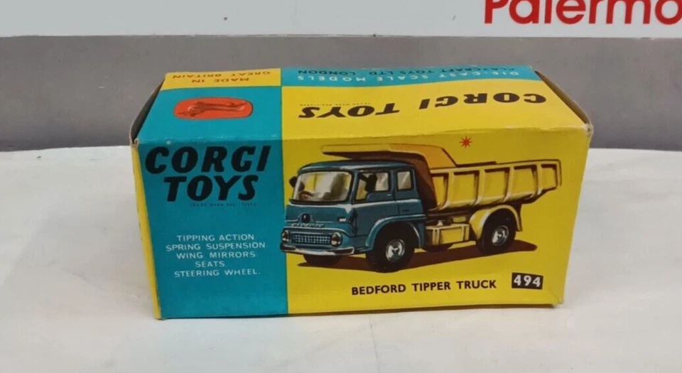 CORGI TOYS 1/43 BEDFORD TIPPER TRUCK    ITEM 494  RARO VINTAGE - Immagine 4 di 4