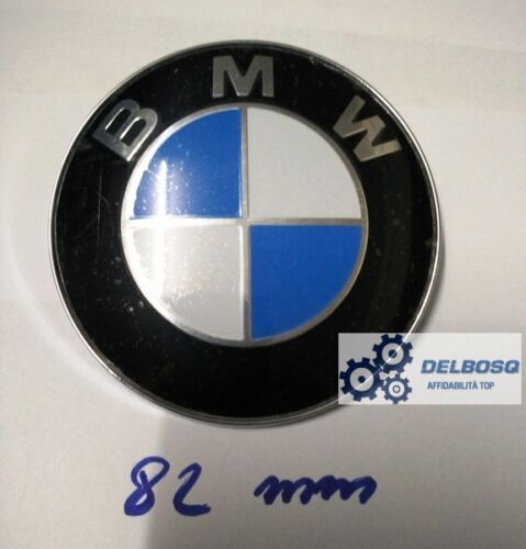 FREGIO STEMMA LOGO COFANO ANTERIORE BMW X1 X3 X4 X5 X6 E53,E70,E71-E83 82 mm - Zdjęcie 1 z 1