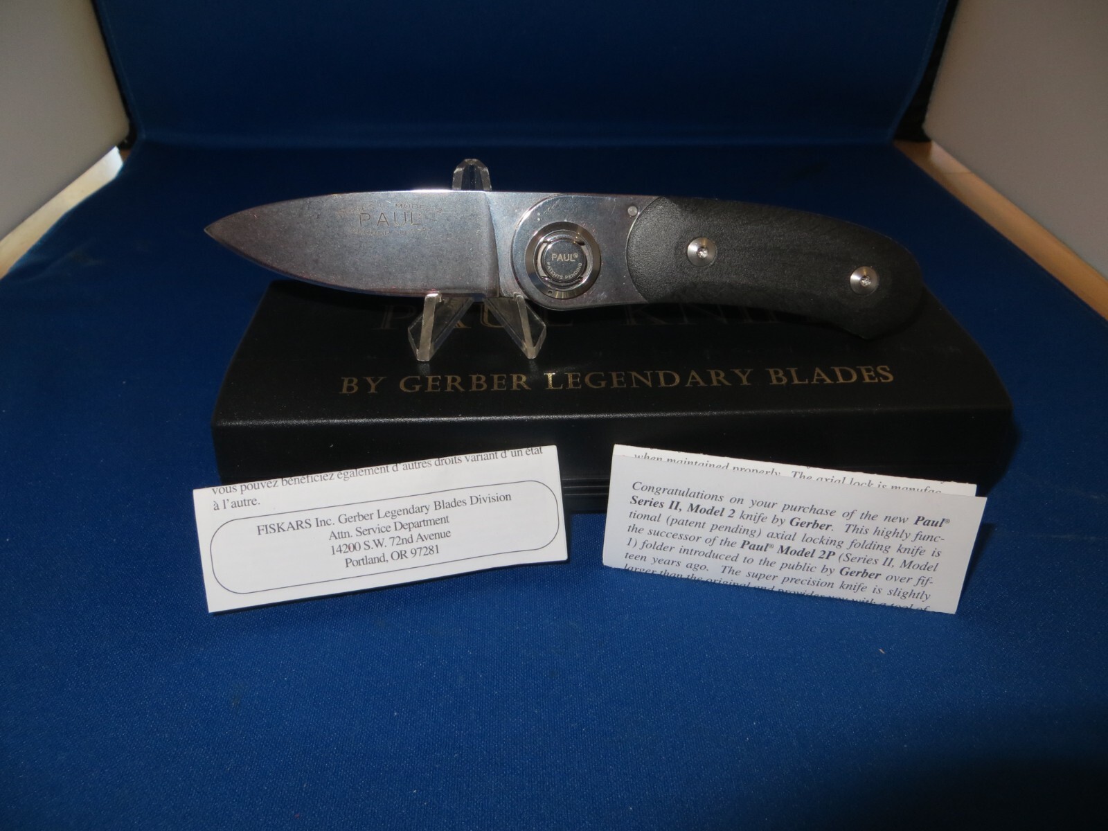 Vintage 1996 Gerber Paul Knife First Production Run Model 2
