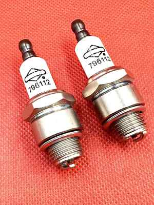 #ad #ad Spark Plug 2 Pack Briggs amp; Stratton 796112 Repl J19LM RJ19LM 802592 5095K $9.99