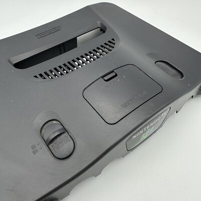 OEM Genuine Nintendo 64 N64 Gray Console Top Lid Shell Case