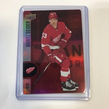 Moritz Seider Red die cut Tim Hortons 22/23 hockey card