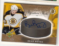 2006-07 Sweet Shot Signature Shots/Saves #SSBB Brad Boyes Auto - NM-MT