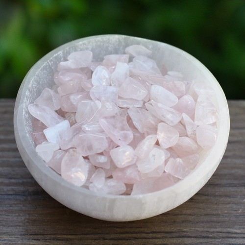 Rose Quartz Crystal Chips BULK 100g-1kg A Grade Gemstone Tumble Polished Mini - Picture 9 of 9