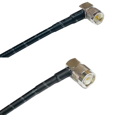 LMR195 MiniUHF Male Angle to TNC Male Angle RF Cable FAST-SHIP LOT