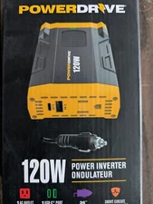 PowerDrive 100 Watt Slim Plug-In Inverter with 1 AC, 2 USB A/C Ports PD100 - NEW