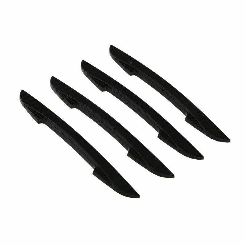 4x Protector de borde de puerta de coche Protector contra arañazos Anticolisión Borde Pegatinas PVC Negro Foto 4 de 4