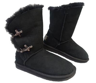 AUSTRALIA LUXE COLLECTION~NEW!!~BLACK SHEEPSKIN RENEGADE  display picture 2