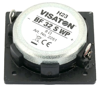Visaton BF 32 S WP 8 Ohm Breitbandlautsprecher mit breitem Frequenzgang