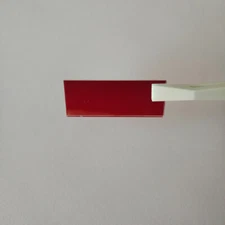 2PCS 32*12.5*1.0mm 640nm Longpass Filter Glass for Hair Removal