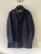 Bugatti Blue Water Repellent Coat, UK Size 42R, Excellent Condition