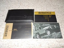 1994 Jeep Wrangler Original Owners Owners User Manual Set S Se 2.5l 4.0l 4wd 1994 Jeep Wrangler Original Owners Owners User Manual Set S Se 2.5l 4.0l 4wd