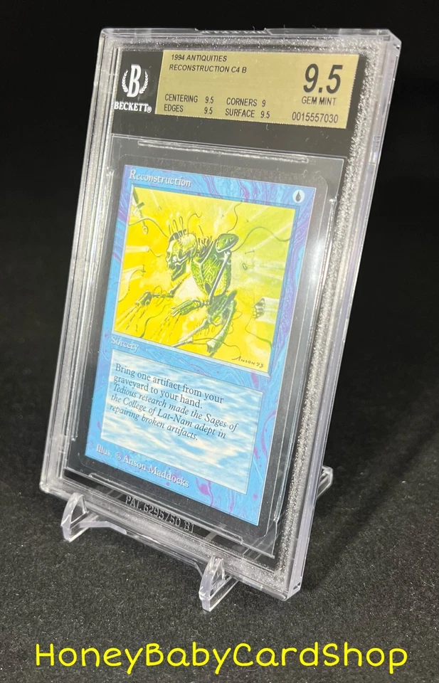MTG Antiquities 1994 Reconstruction BGS 9.5 GEM MINT Old School 93/94 - Image 3 of 4