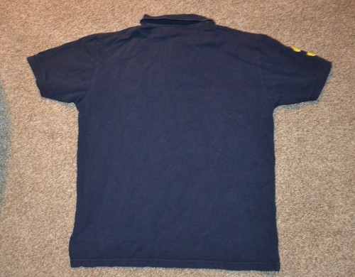Polo Ralph Lauren Polo Shirt MensBlack BIG PONY #3 Rugby Short Sleeve sz. L - Picture 7 of 11