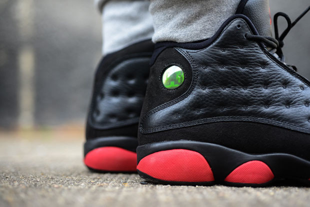 NIKE AIR JORDAN XIII 13 Dirty Bred Sz 18 Black Gym Red XI