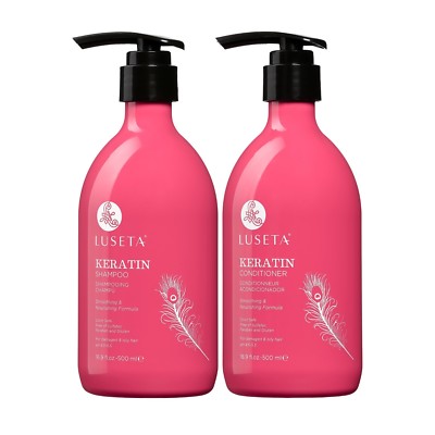 Luseta Keratin Smooth Shampoo and Conditioner Set (2 x 16.9 oz.) FREE SHIPPING 