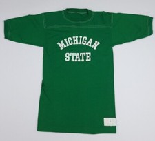 Vintage 80s Michigan State University Shirt Rare Spartans 1980s Usa Made Sport