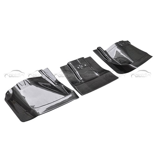 Difusor de parachoques trasero de fibra de carbono para Audi R8 LB estilo 2008-2015 - Imagen 6 de 12