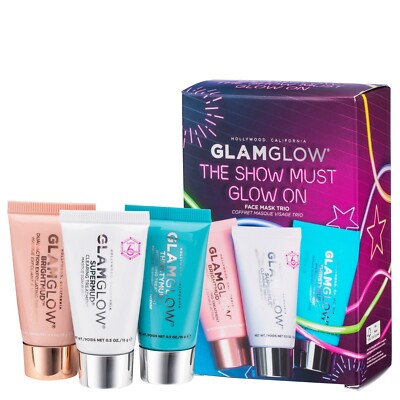 GLAMGLOW The Show Must Glow On Face Mask Trio