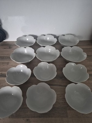 Lotus Stil Schalen - 12er Set - 6 große & 6 kleine - Vintage Deko