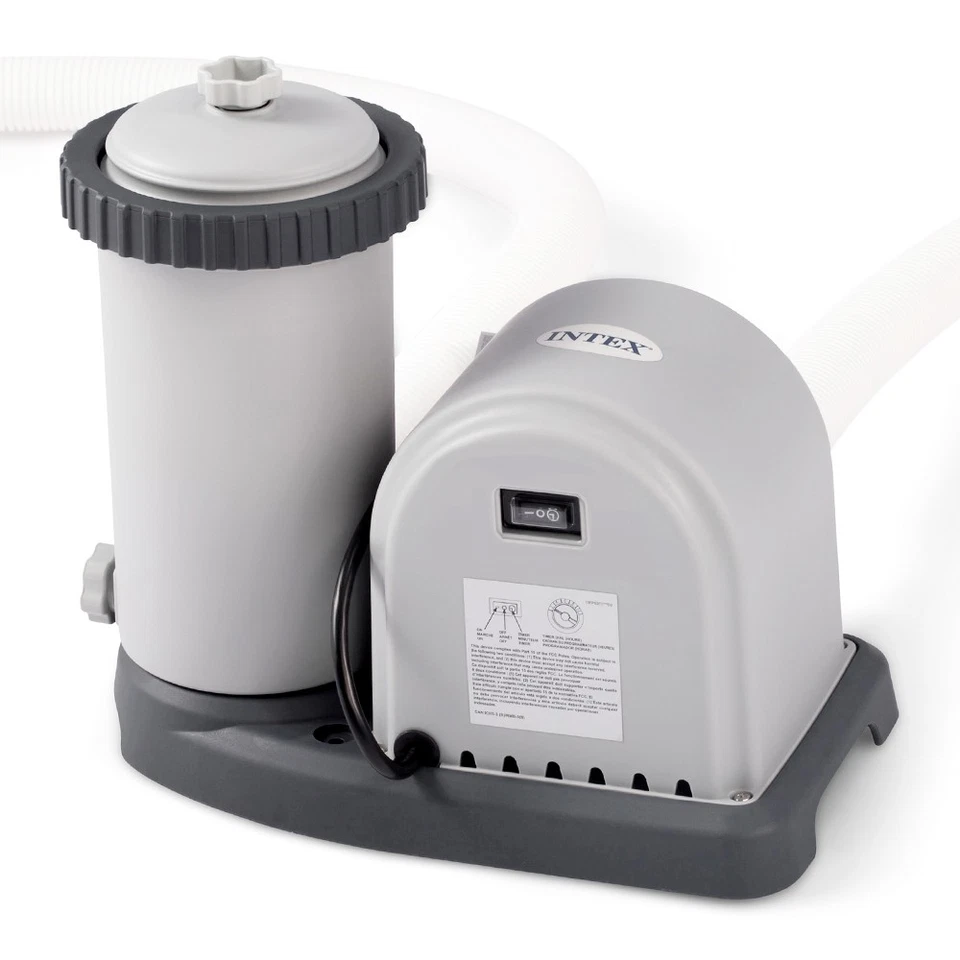 INTEX Komplettset Prism Frame Pool Ø 549x122cm + Filterpumpe Swimmingpool - Bild 4 von 4