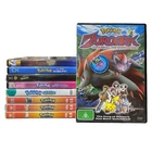 Pokemon DVD Bundle x 9 TV Series Movies Indigo League Zoroark Pikachu PAL R4 Lot