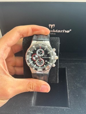 TechnoMarine ''Jubilee'' Chronograph   Carbon-Zifferblatt   Mit Box