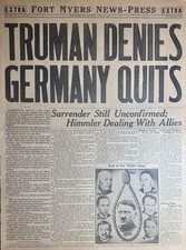 Historic Headlines - TRUMAN DENIES GERMANY QU...