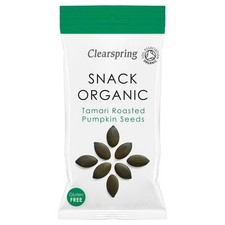 Clearspring Snack Organic Tamari Roasted Pumpkin Seeds 30g 163.00 per kilo