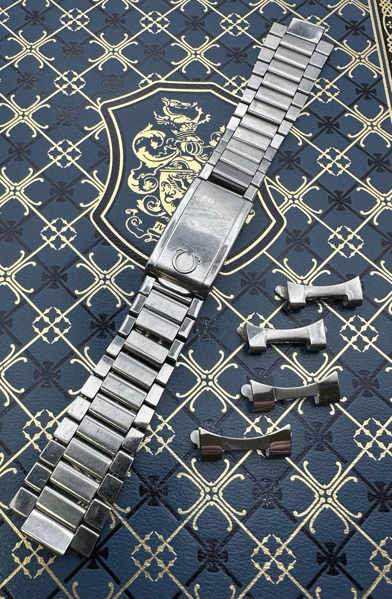 Omega 1967 Ref. 1039 Flatlink Bracelet 516 Endlinks For