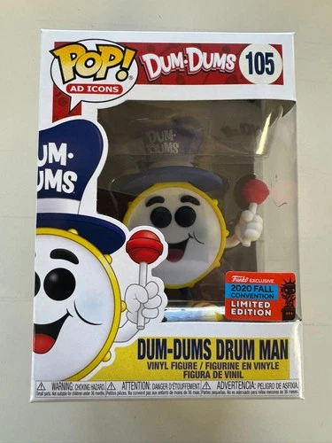 Funko Pop! Ad Icons - DUM-DUM DRUM MAN - Dum-Dums - Fall Con '20 - 105