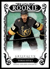 2018-19 UPPER DECK ARTIFACTS ROOKIE Tomas Hyka Rookie 467/999 Vegas Golden