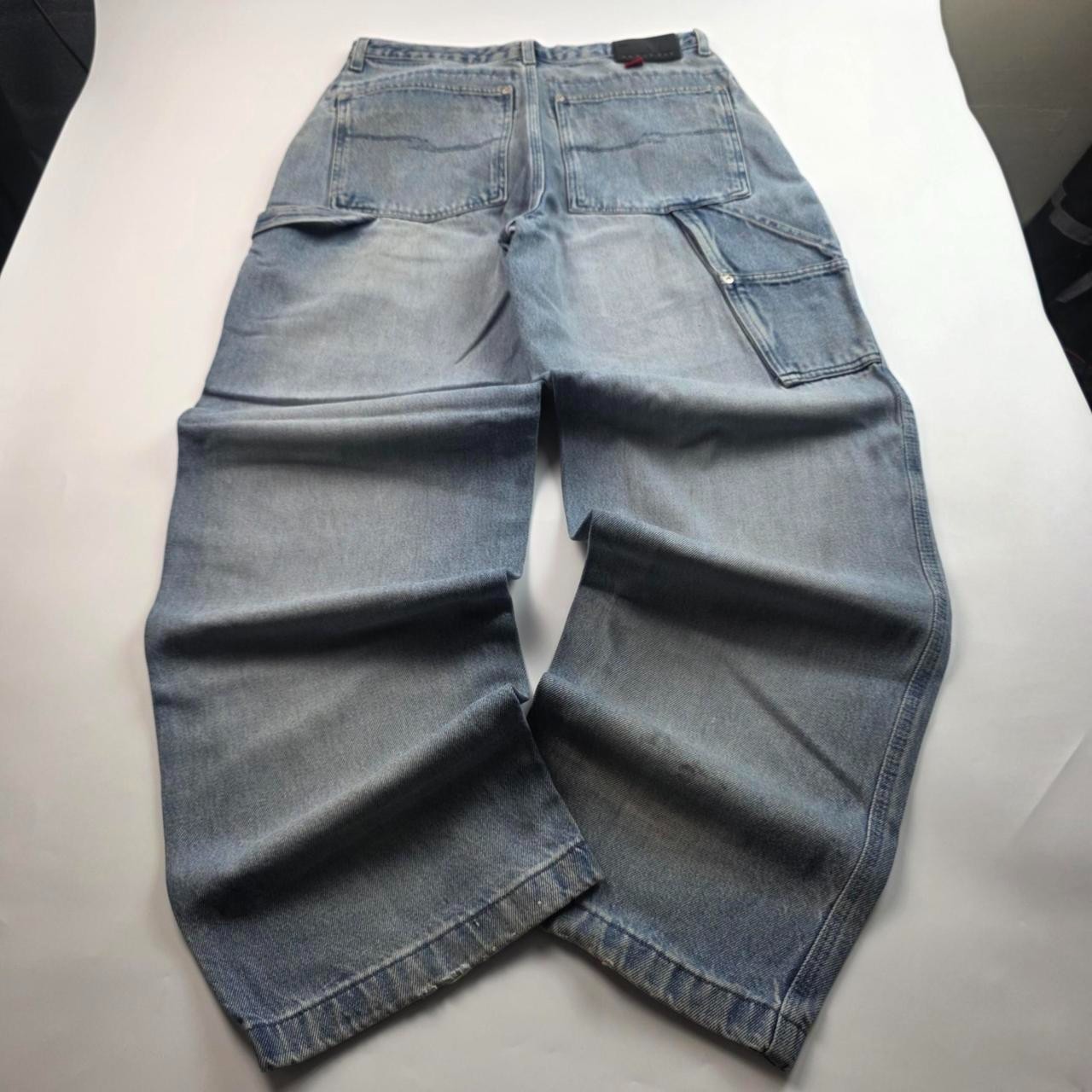 1633 Bugle Boy Y2K Baggy Jeans Blue W34 L34 Streetwear Skater Hiphop image 2