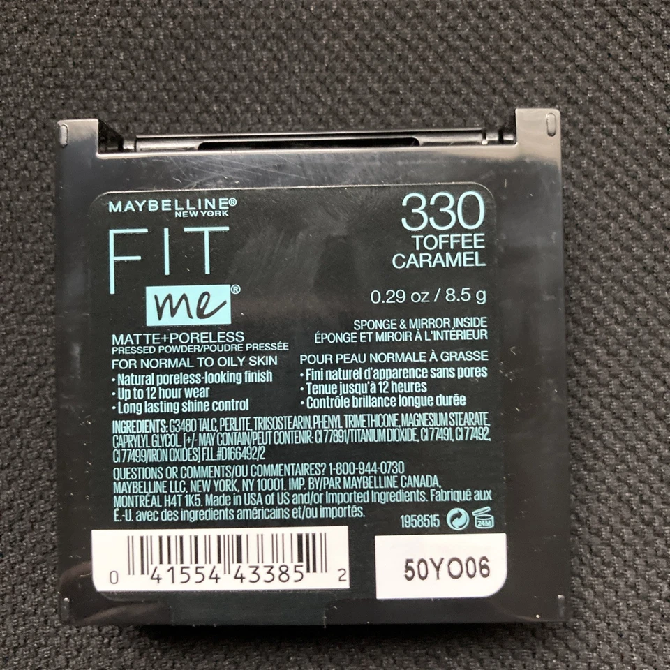 Maybelline New York Fit Me Matte + Poreless Powder  #330 Toffee - Image 3 of 4